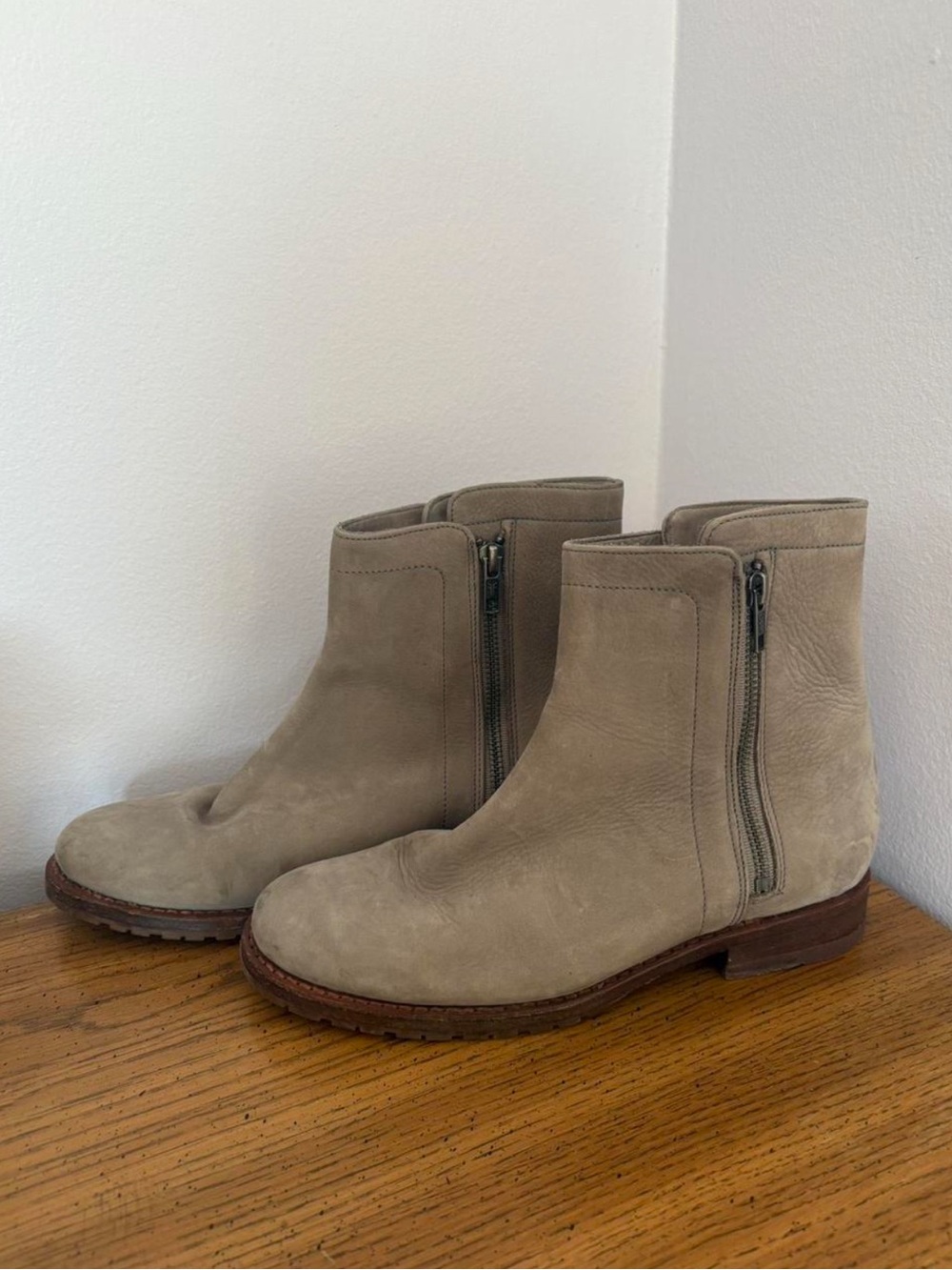 Frye Women's Suede Side-Zip Ankle Boots